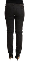 Black Low Waist Skinny Denim Cotton Jeans Ermanno Scervino
