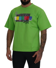 Green Cotton DG CHANNEL Top T-shirt Dolce & Gabbana