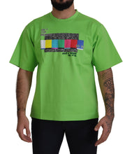 Green Cotton DG CHANNEL Top T-shirt Dolce & Gabbana