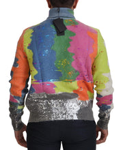 Multicolor Turtleneck Pullover Mohair Sweater Dolce & Gabbana