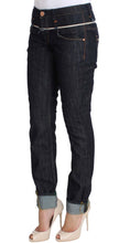 Blue Denim Cotton Bottoms Straight Fit Jeans Acht