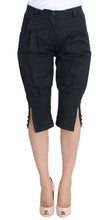 Blue Cotton 3/4 Length Pants Ermanno Scervino