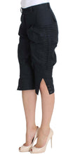 Blue Cotton 3/4 Length Pants Ermanno Scervino