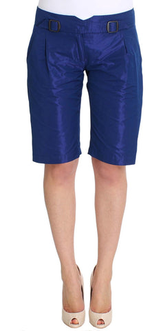 Blue Above Knees Bermuda Shorts Ermanno Scervino
