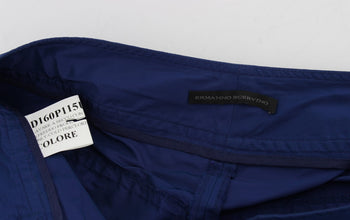 Blue Above Knees Bermuda Shorts Ermanno Scervino