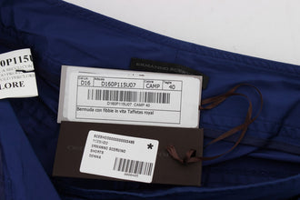Blue Above Knees Bermuda Shorts Ermanno Scervino
