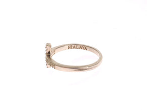 Silver CZ Cross 925 Ring Nialaya