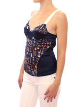 Blue Sailor Motive Tank Top Dolce & Gabbana
