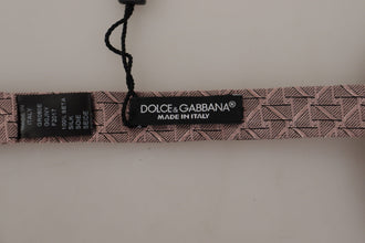 Gray Fantasy Print Adjustable Neck Papillon Bow Tie Dolce & Gabbana