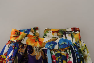Multicolor Patchwork Sicily Long Maxi Skirt Dolce & Gabbana