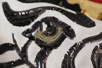 Black Love Clock Sequined Piano Skirt Dolce & Gabbana
