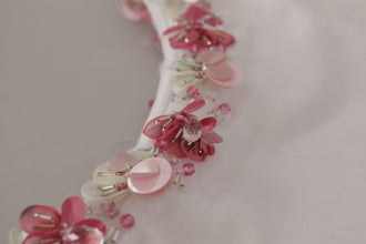 White DG Crown Floral Sequin T-shirt Dolce & Gabbana