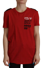 Red Amor Vincit Omnia Crewneck T-shirt Dolce & Gabbana