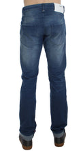 Blue Wash Denim Cotton Stretch Slim Fit Jeans Acht