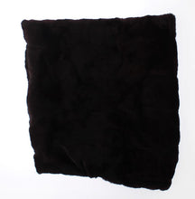 Purple Weasel Fur Crochet Hood Scarf Hat Dolce & Gabbana
