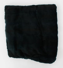 Green Weasel Fur Crochet Hood Scarf Hat Dolce & Gabbana