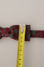 Maroon Pattern Adjustable Neck Papillon Bow Tie Dolce & Gabbana