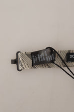 Gray 100% Silk Adjustable Neck Papillon Bow Tie Dolce & Gabbana