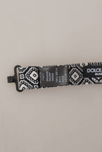 Black white 100% Silk Adjustable Neck Papillon Tie Dolce & Gabbana