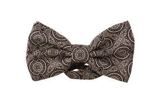 Black white 100% Silk Adjustable Neck Papillon Tie Dolce & Gabbana