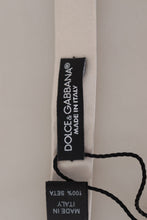 Gray 100% Silk Adjustable Neck Papillon Tie Dolce & Gabbana