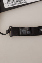 Black Solid 100% Silk Adjustable Neck Papillon Tie Dolce & Gabbana