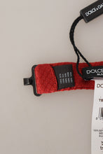 Red 100% Silk Adjustable Neck Papillon Tie Dolce & Gabbana