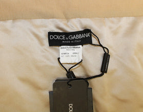 Beige MINK Fur Scarf Foulard Neck Wrap Dolce & Gabbana