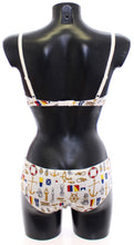 White Sailor Bra Panty Stretch Underwear Dolce & Gabbana