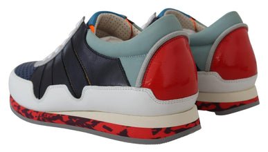 Multicolor Leather Sport Low Top Sneakers Dolce & Gabbana