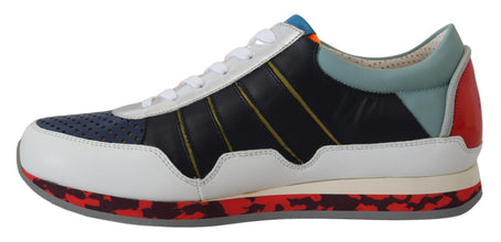 Multicolor Leather Sport Low Top Sneakers Dolce & Gabbana