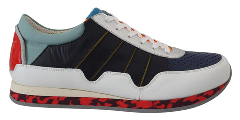 Multicolor Leather Sport Low Top Sneakers Dolce & Gabbana
