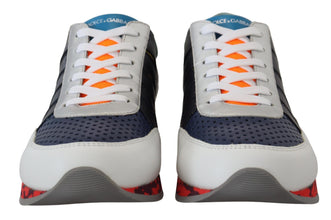 Multicolor Leather Sport Low Top Sneakers Dolce & Gabbana