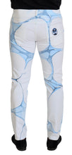 White Blue Denim Cotton Jeans Stretch Skinny Fit Pant Dolce & Gabbana