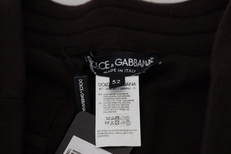 Brown Cashmere Trousers Bottoms Drawstring Pants Dolce & Gabbana