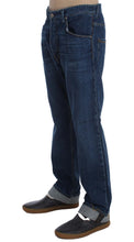 Blue Wash Cotton Baggy Loose Fit Jeans Acht