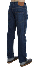 Blue Wash Cotton Baggy Loose Fit Jeans Acht