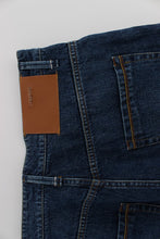 Blue Wash Cotton Baggy Loose Fit Jeans Acht
