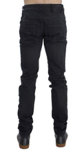 Gray Cotton Stretch Slim Fit Jeans Acht