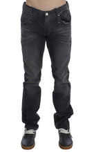 Gray Cotton Regular Low Fit Jeans Acht