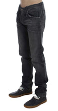 Gray Cotton Regular Low Fit Jeans Acht