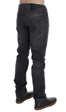 Gray Cotton Regular Low Fit Jeans Acht