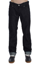 Blue Cotton Regular Straight Fit Jeans Acht