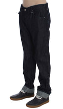 Blue Cotton Regular Straight Fit Jeans Acht