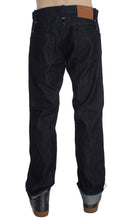 Blue Cotton Regular Straight Fit Jeans Acht