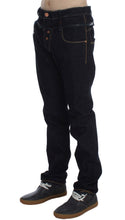 Blue Cotton Regular Straight Fit Jeans Acht