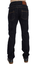 Blue Cotton Regular Straight Fit Jeans Acht