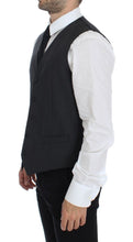 Gray Wool Formal Dress Vest Gilet Weste Dolce & Gabbana