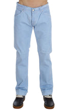 Blue Cotton Stretch Low Waist Fit Jeans Acht