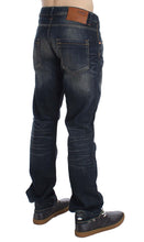 Blue Wash Straight Fit Low Waist Jeans Acht